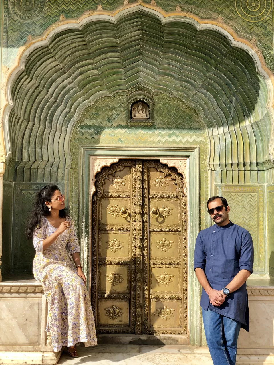 Photo of City Palace, Gangori Bazaar, J.D.A. Market, Pink City, Jaipur, Rajasthan, India by Abagfullofmaps