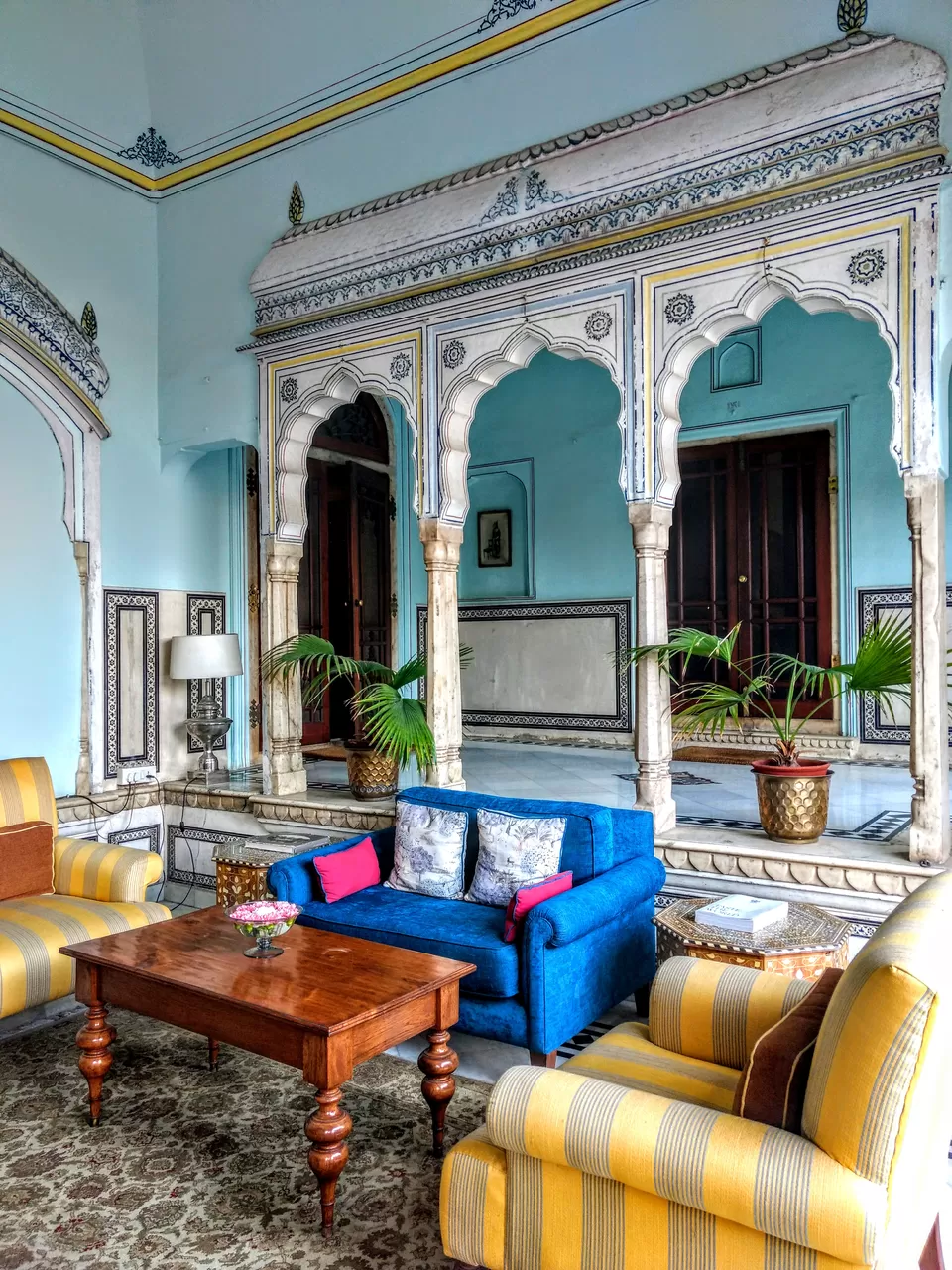 Photo of Samode Haveli, Gangapole, Jaipur, Rajasthan, India by Abagfullofmaps