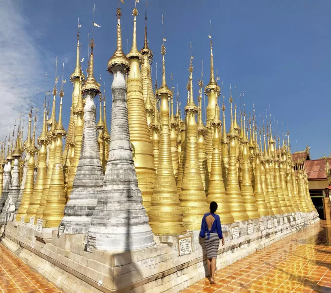Photo of Shwe Inn Dein Pagoda, Myanmar (Burma) by Abagfullofmaps