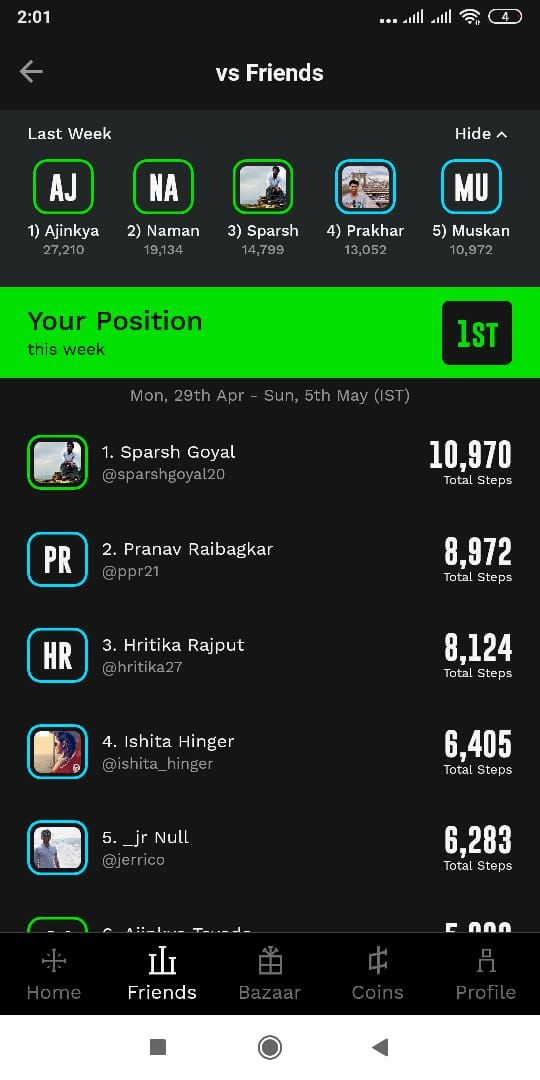 Photo of Earning was never this easy.. This app pays you for Walking! 3/4 by Sparsh Goyal