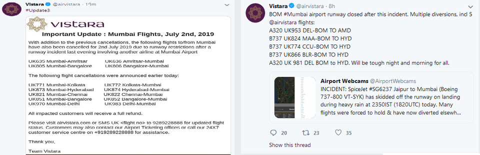 Photo of Plane's Overshoot Shuts Mumbai Airport's Main Runway, 55 Flights Diverted 1/3 by Samarth Arora