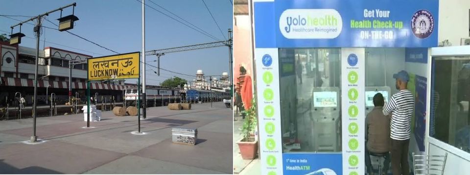 Indias First Health Atms At Lucknow Railway Station Let You Get Health