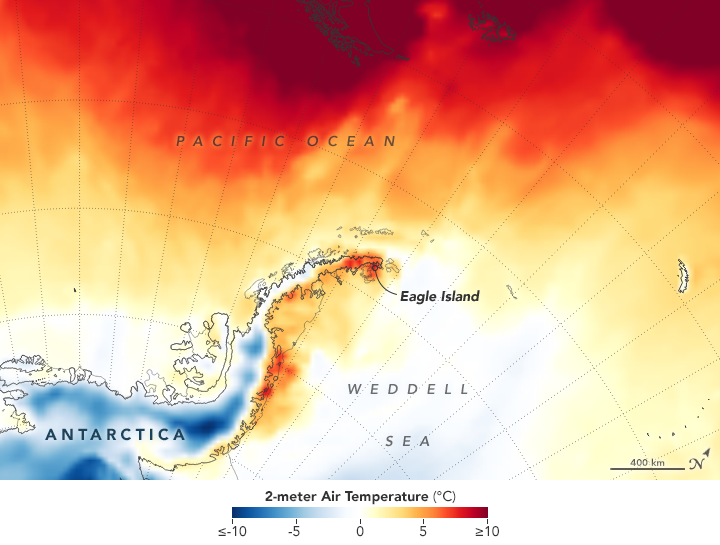 Photo of Antarctica Records Hottest Temperatures in History, NASA Releases Scary Melting Ice Photos! 1/1 by Samarth Arora
