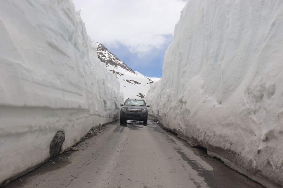 Photo of leh-ladakh after 6 months of winter, first week of opening of leh-manali highway by Pushpinder Thakur