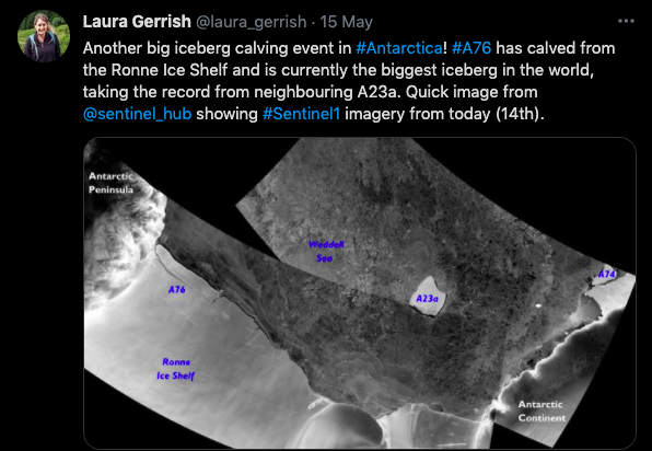 Photo of The World's Largest Iceberg Has Just Broken off Antarctica and Its Sheer Size Will Astonish You! 2/2 by Saumia