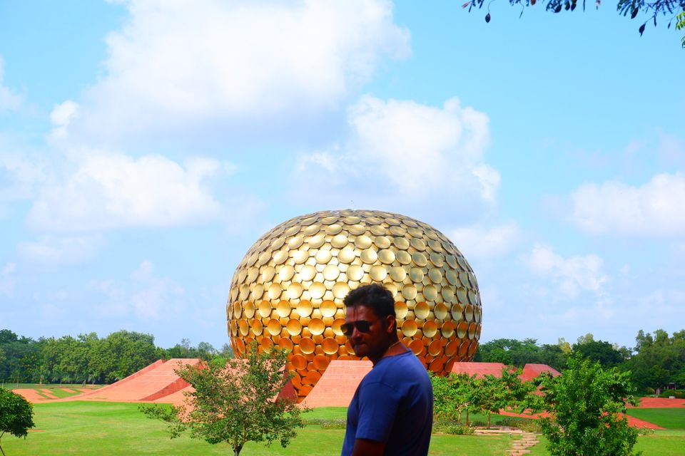 Photo of Auroville Matrimandir, Auroville, Bommayapalayam, Tamil Nadu, India by Sarala Reddy