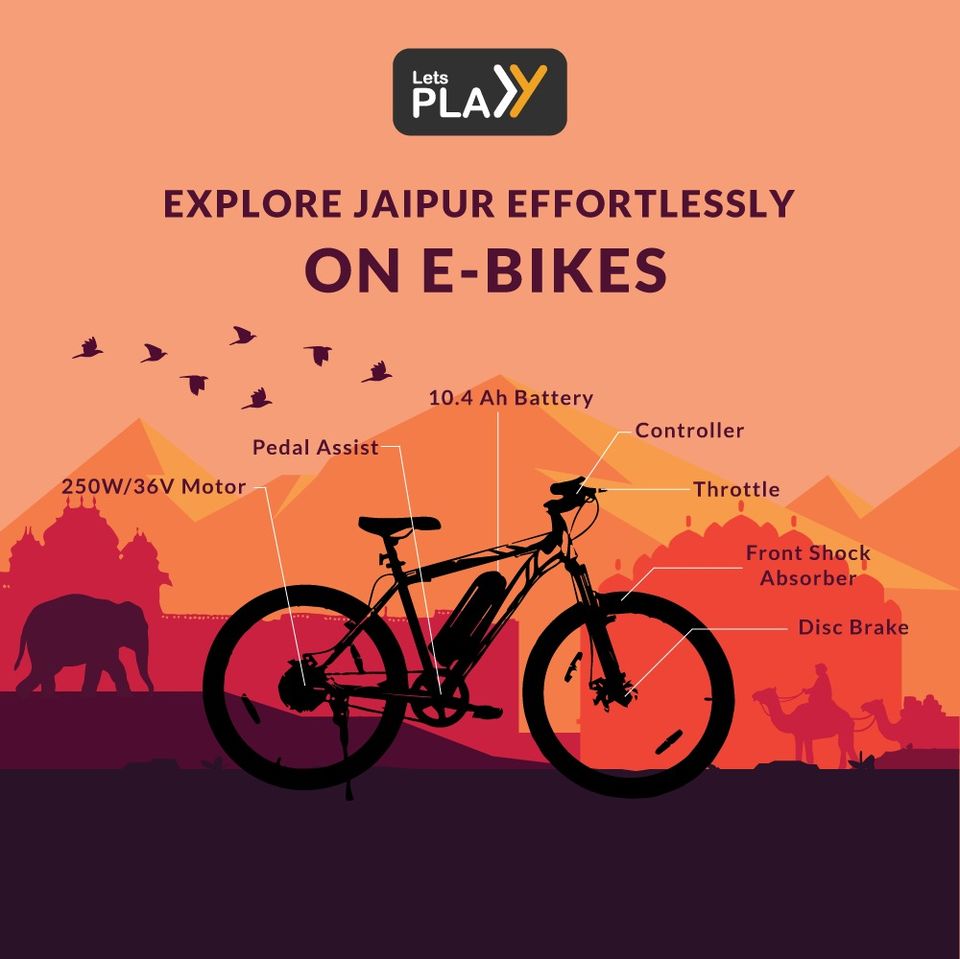 Photo of Jaipur on E-Bikes - LetsPlayy by Lets Playy