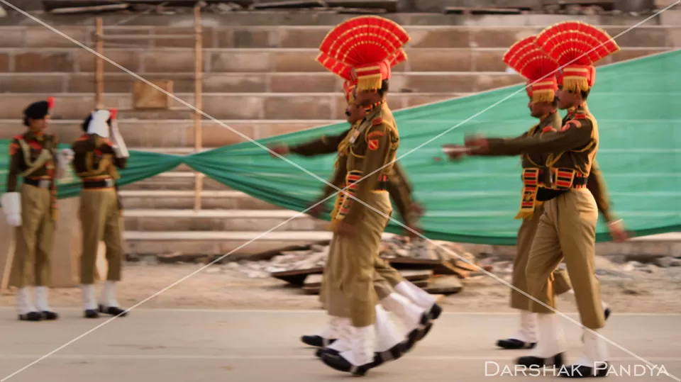 Photo of Wagah, Wagah, Lahore, Punjab, India by Darshak Pandya