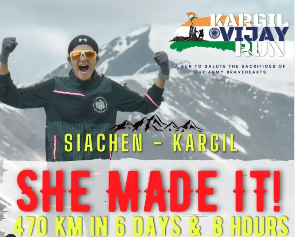 Photo of This Indian Ultra Runner's Unique Salute to the Kargil War Heroes! by Karishma Shaikh