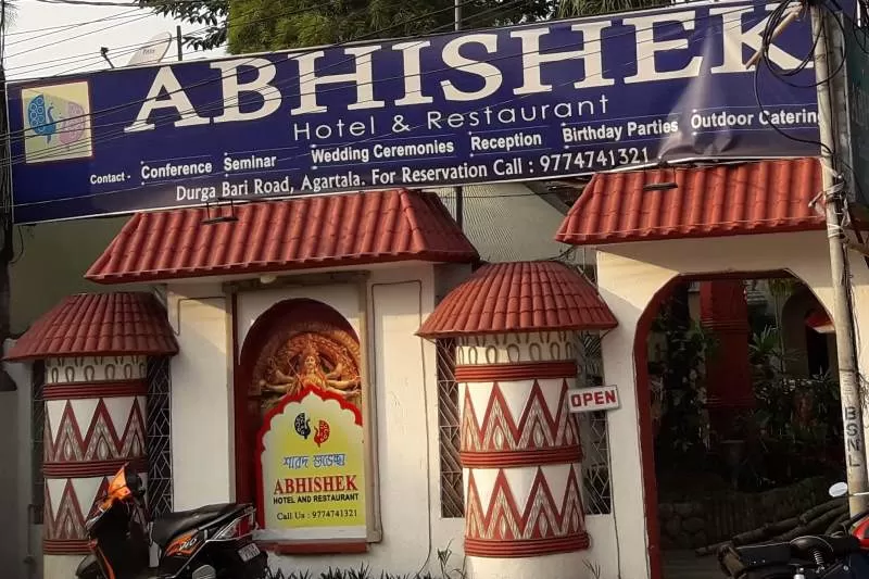 Photo of Abhishek Hotel and Restaurant, Durga Bari Road, Opposite Rabindra Bhawan, Palace Compound, Indranagar, Agartala, Tripura, India by Karishma Shaikh