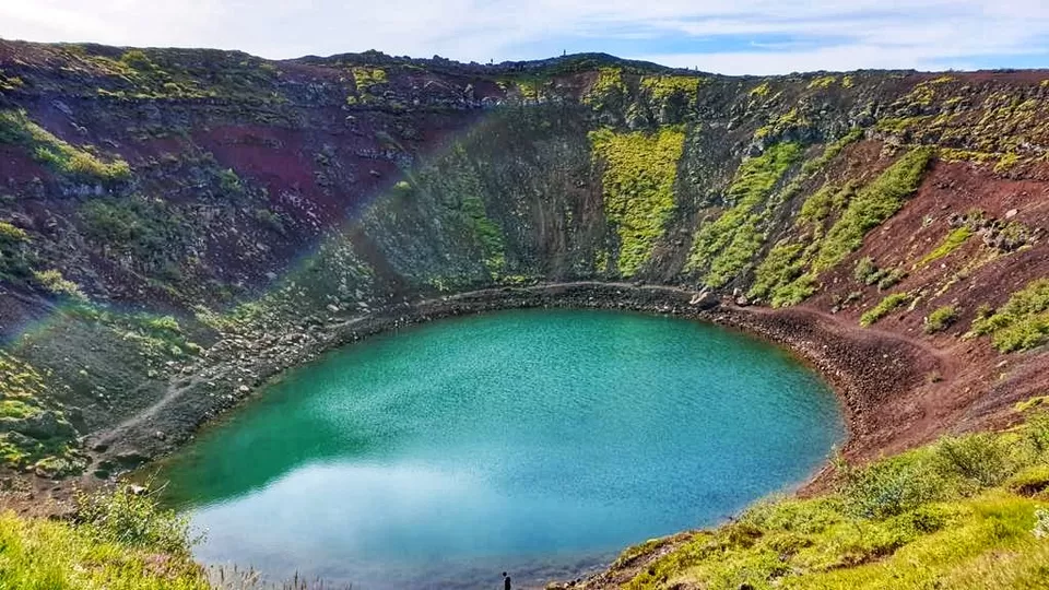 Photo of Kerid Crater, Klausturholar, Iceland by Karishma Shaikh