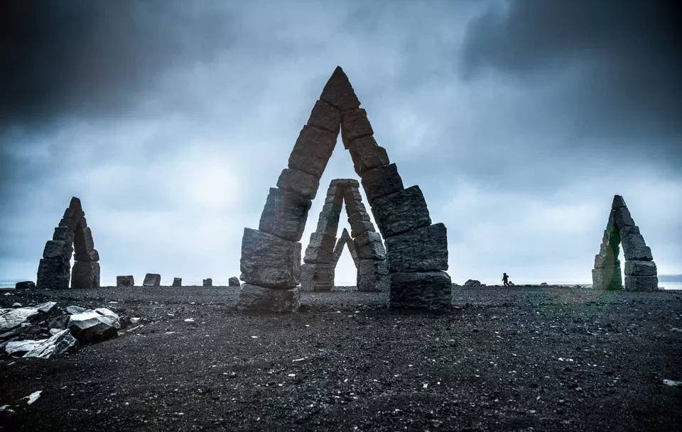 Photo of Arctic Henge, Raufarhöfn, Iceland by Karishma Shaikh