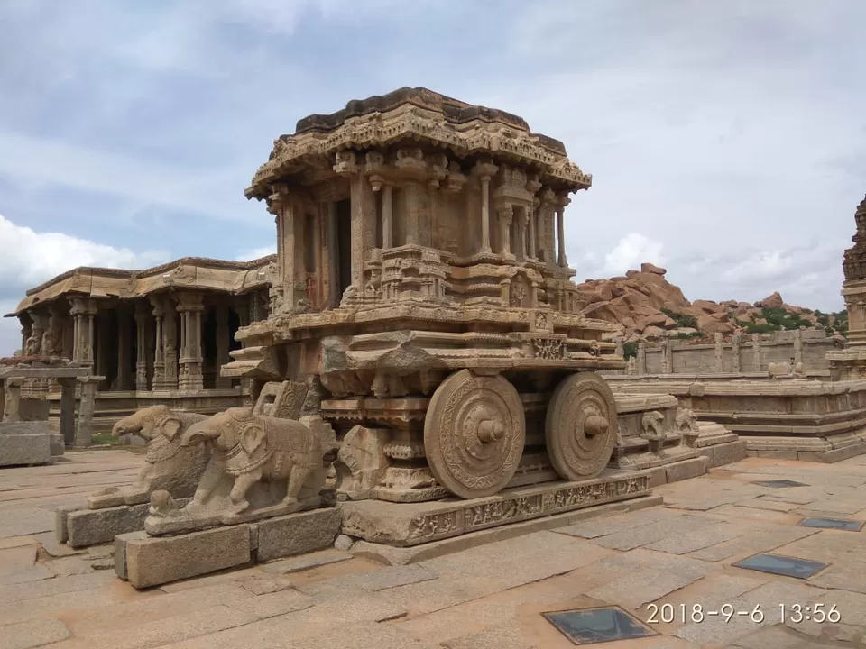 Photo of Vitthala Temple, Hampi, Karnataka, India by Anushri Mondal