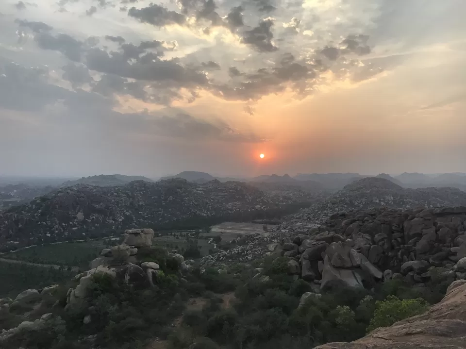 Photo of Sunrise Sunset Point, Matanga Hill, Hampi, Karnataka, India by Rahul Nath