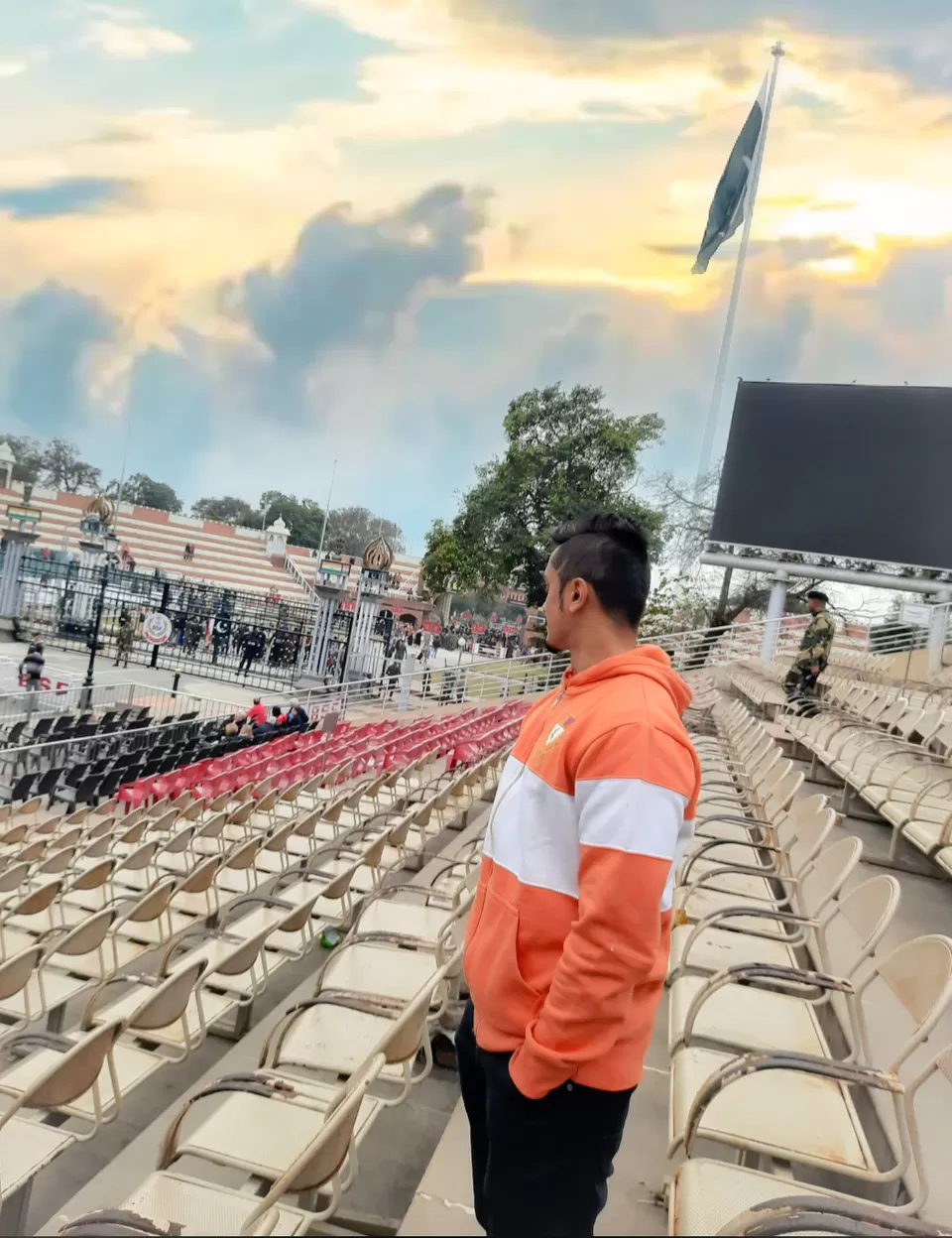 Photo of India-Pakistan Wagah Border Stadium 1, Wagah, Hardo Rattan, Punjab, India by Danish Rajput