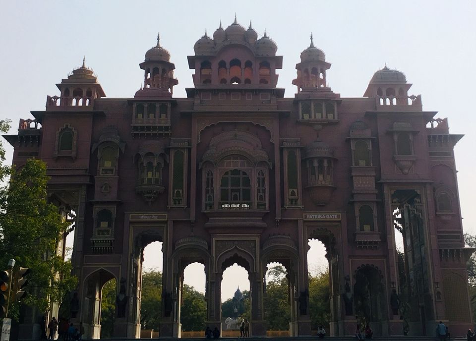Photo of Patrika Gate, Jawahar Circle, Jaipur, Rajasthan, India by Budget.Miles