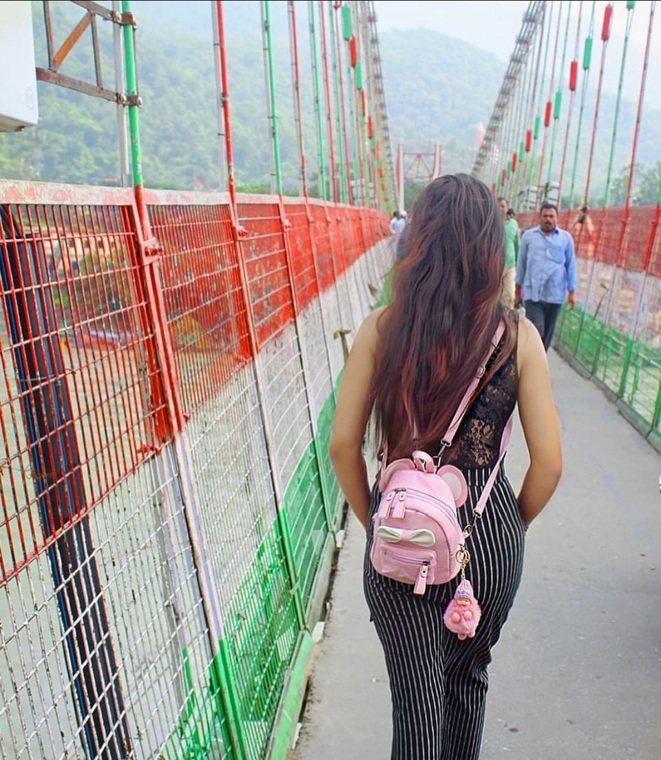 Photo of Ram Jhula Bridge, Ram Jhula, Ganga Vatika, Rishikesh, Uttarakhand, India by Pragati trivedi