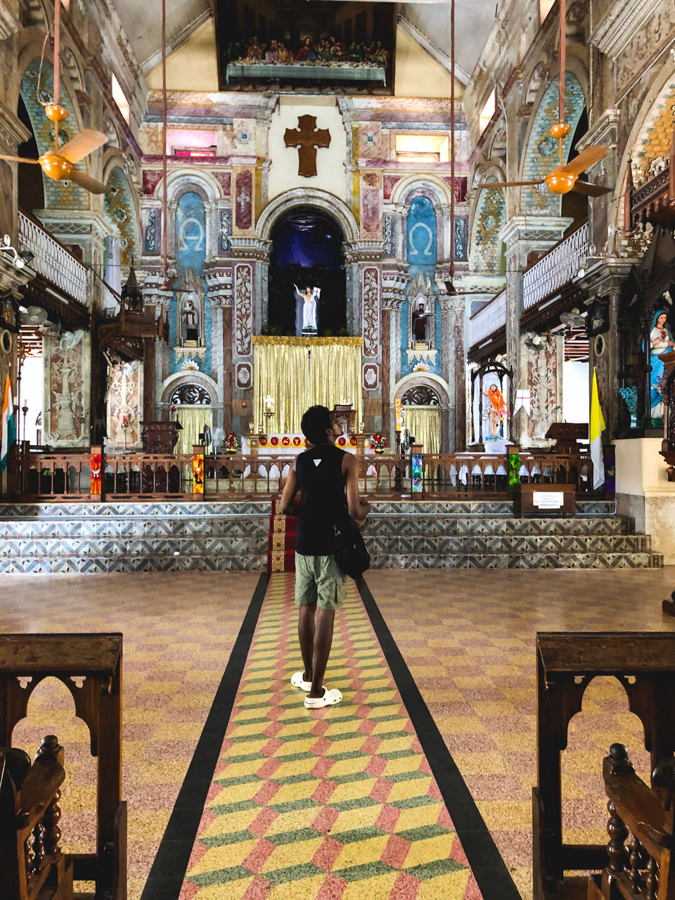 Photo of Santa Cruz Cathedral Basilica, Bastian Street, Fort Nagar, Fort Kochi, Kochi, Kerala, India by Barani Ram
