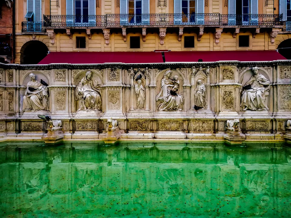 Photo of Gaia Fountain, Il Campo, Siena, Province of Siena, Italy by thewanderjoy