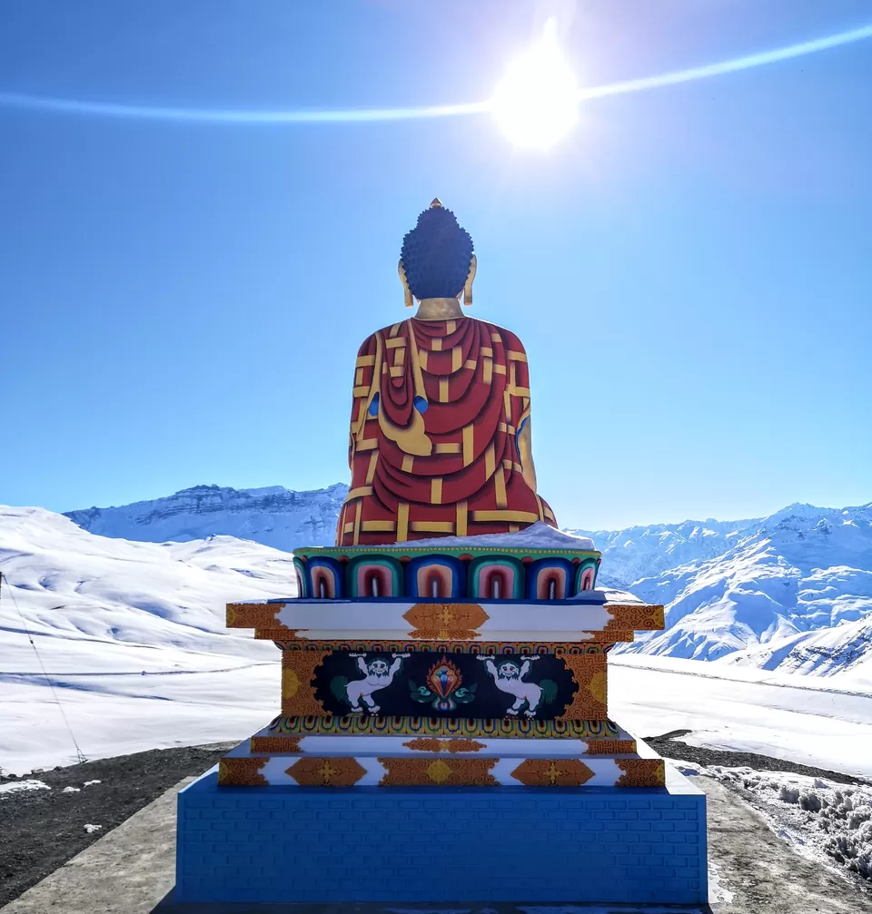 Photo of Langza Buddha Statue, Langza, Himachal Pradesh, India by Kaushik Sarma