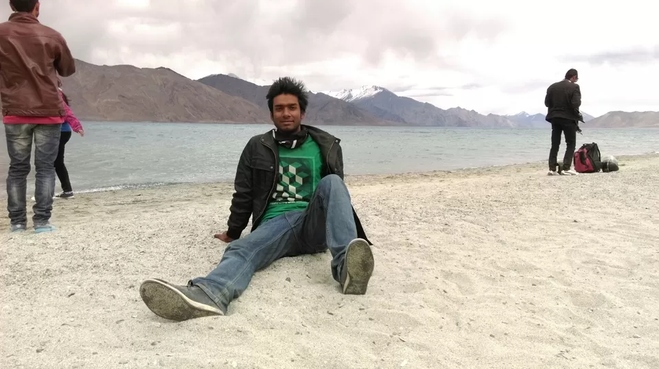 Photo of Pangong Tso Lake by Manish Raut