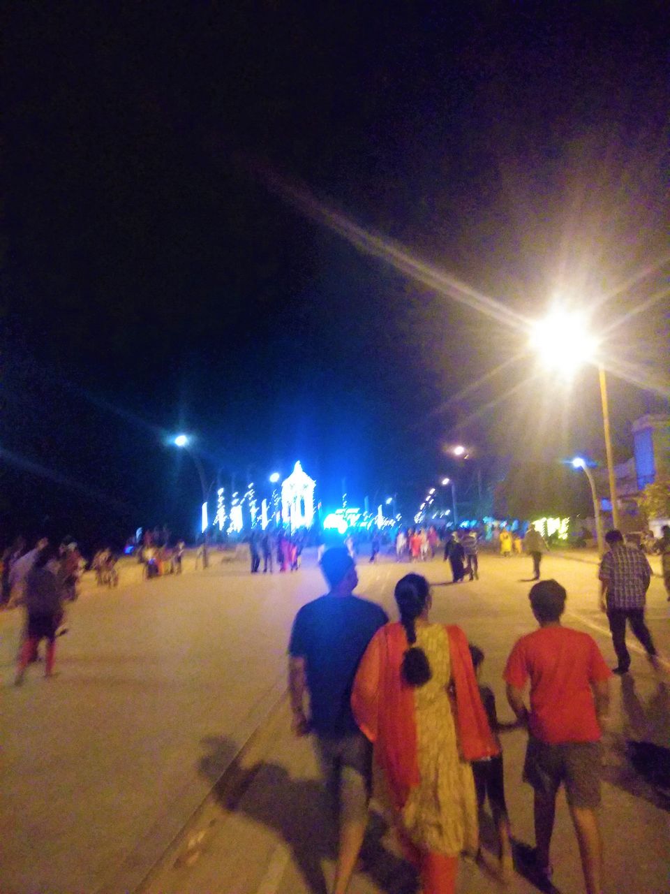 Photo of The Late Night Vibes of Pondicherry at White Town on the shore of Rock Beach... by Hemanth Bhargav Murthy
