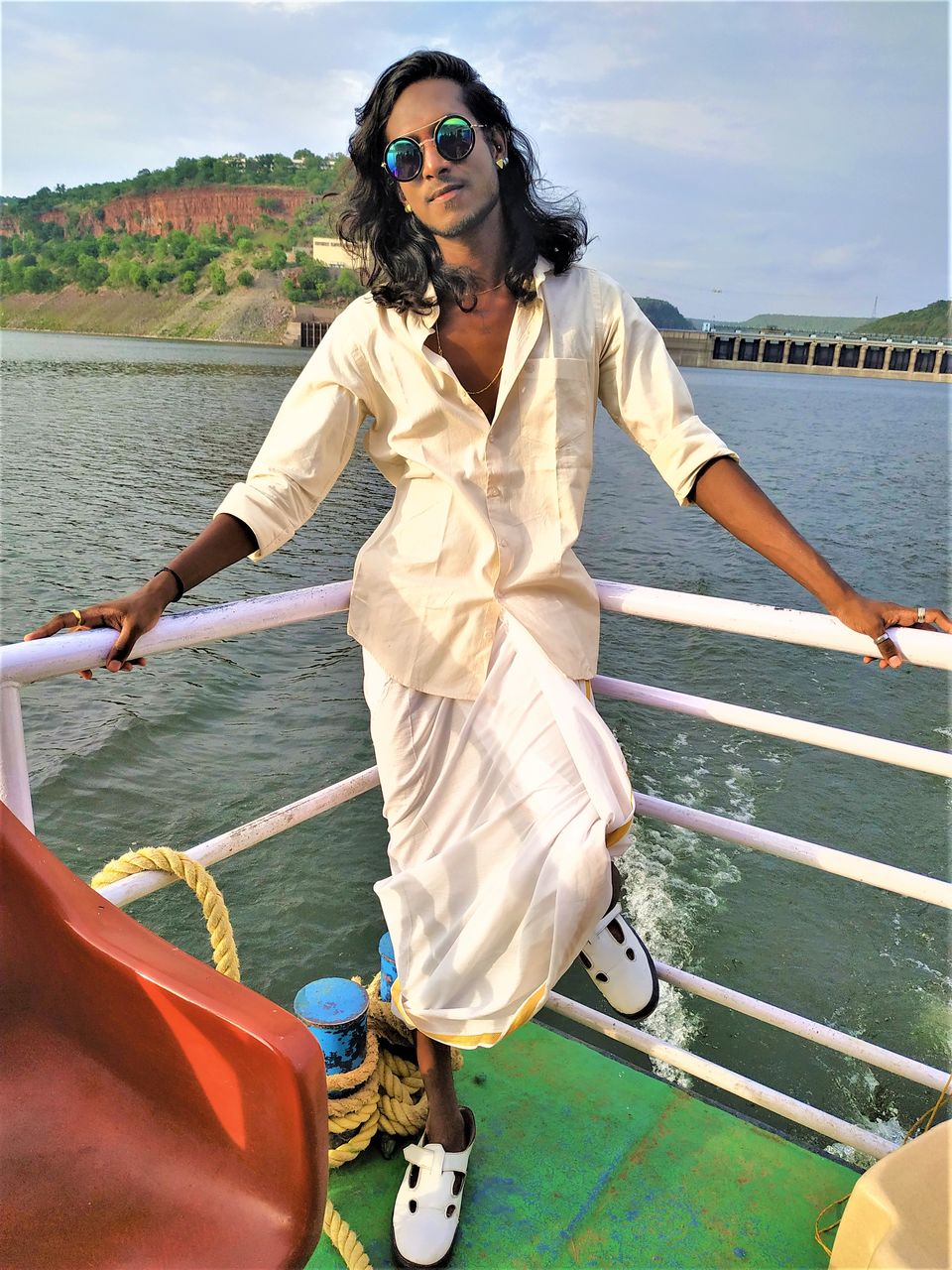 Photo of The brightening boating experience on the back waters of the River Krishna, Paatala Ganga Lake! 12/14 by Hemanth Bhargav Murthy (Hemuu)