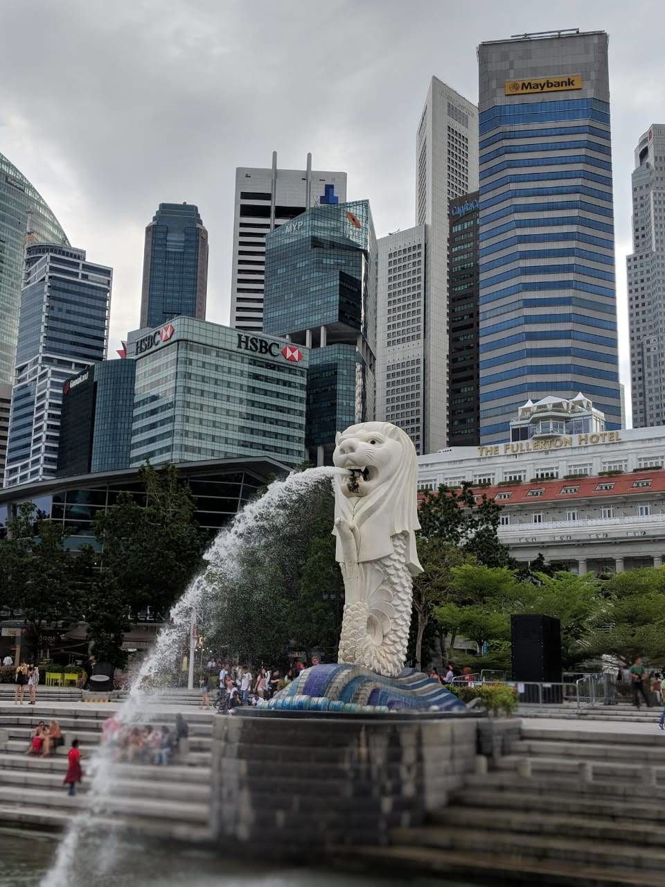 Photo of Fullerton Road, Merlion Park, Singapore by Ayushi Gupta
