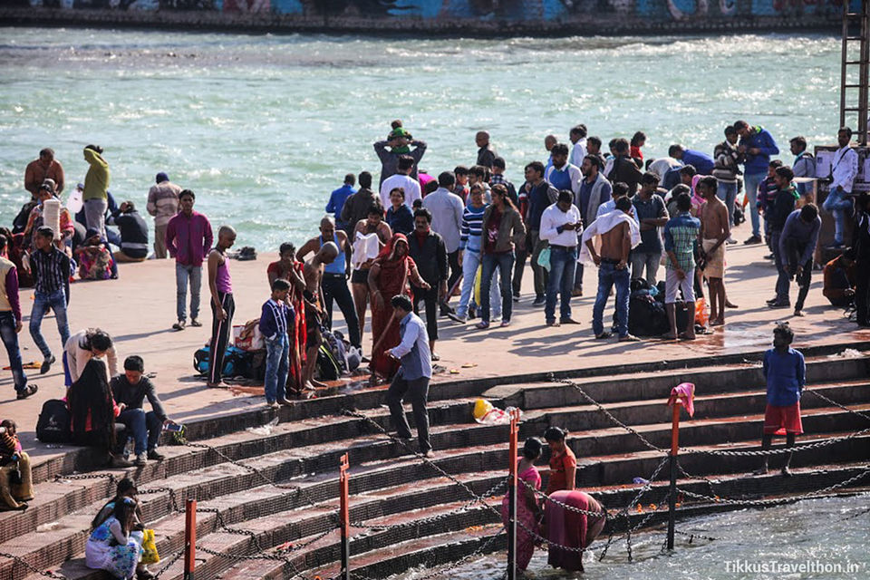 Photo of New Year beside the Ganges in Haridwar by Anuj Tikku