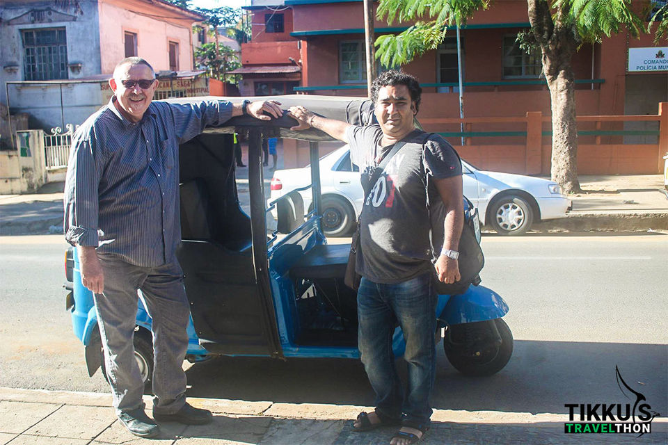 Photo of Hans and I in Magical Maputo by Anuj Tikku