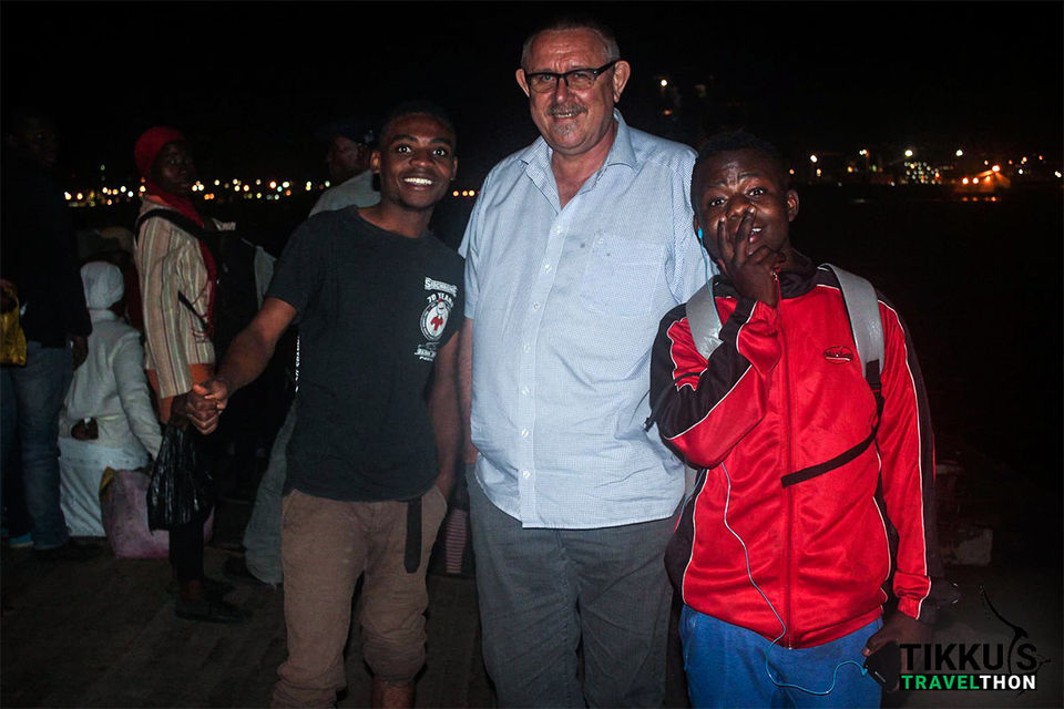 Photo of Hans and I in Magical Maputo by Anuj Tikku