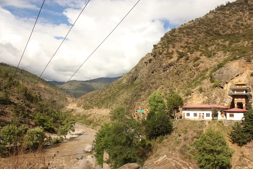 Photo of Chuzom-haa Highway, Bhutan by K. Dave