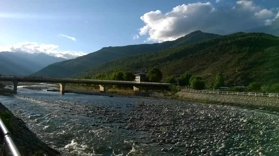 Photo of Paro Chu, Paro, Bhutan by K. Dave