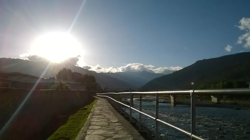 Photo of Paro Chu, Paro, Bhutan by K. Dave