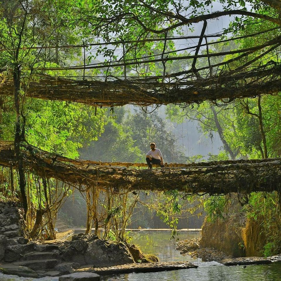 Photo of Mawjyndem Rainbow Waterfalls Trek entrance by Pankaj Mehta Traveller