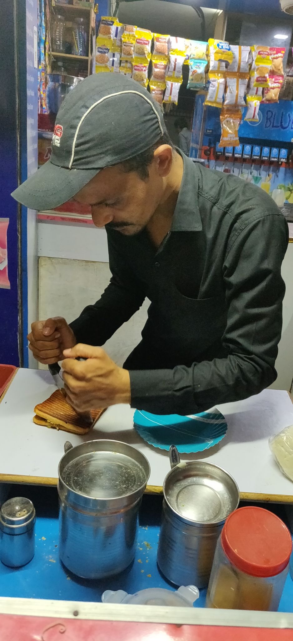 Photo of Life saving sandwich at midnight by Darshan Usapkar