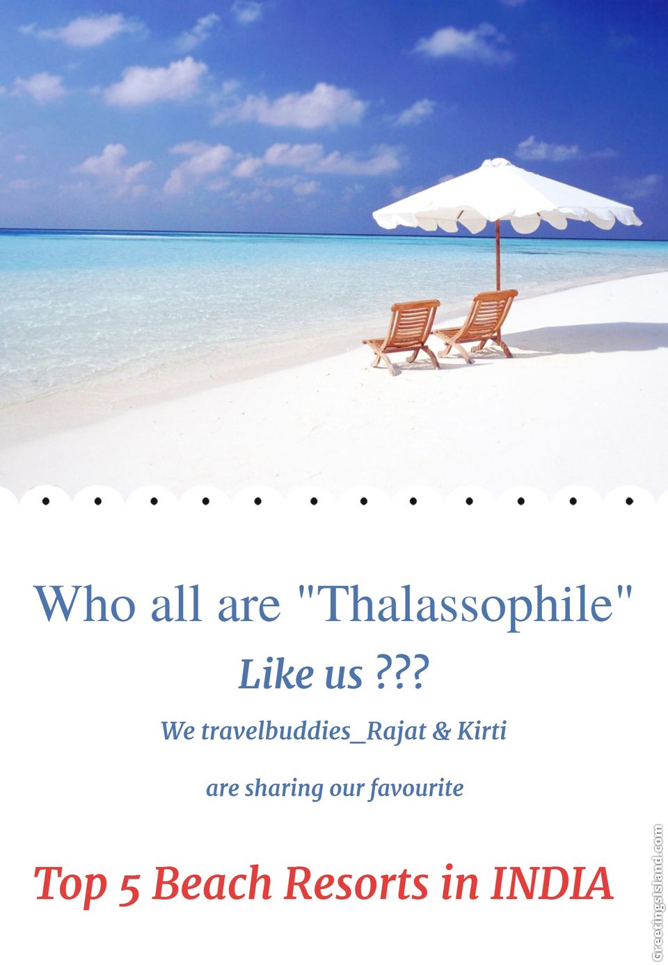 Photo of Top 5 Beach Resorts in India by Travelbuddiesforlife_Rk