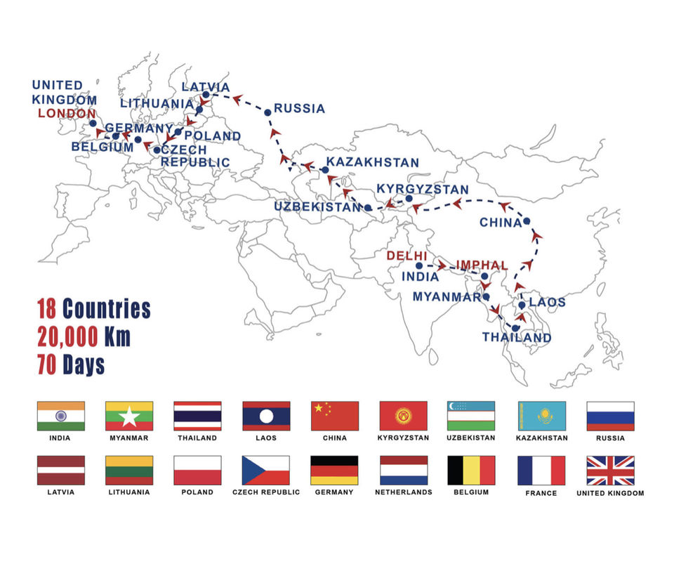 Photo of Bus To London: Hop on the World's Longest Bus Journey in May 2021; Delhi-London-Delhi by Sanjay Madan