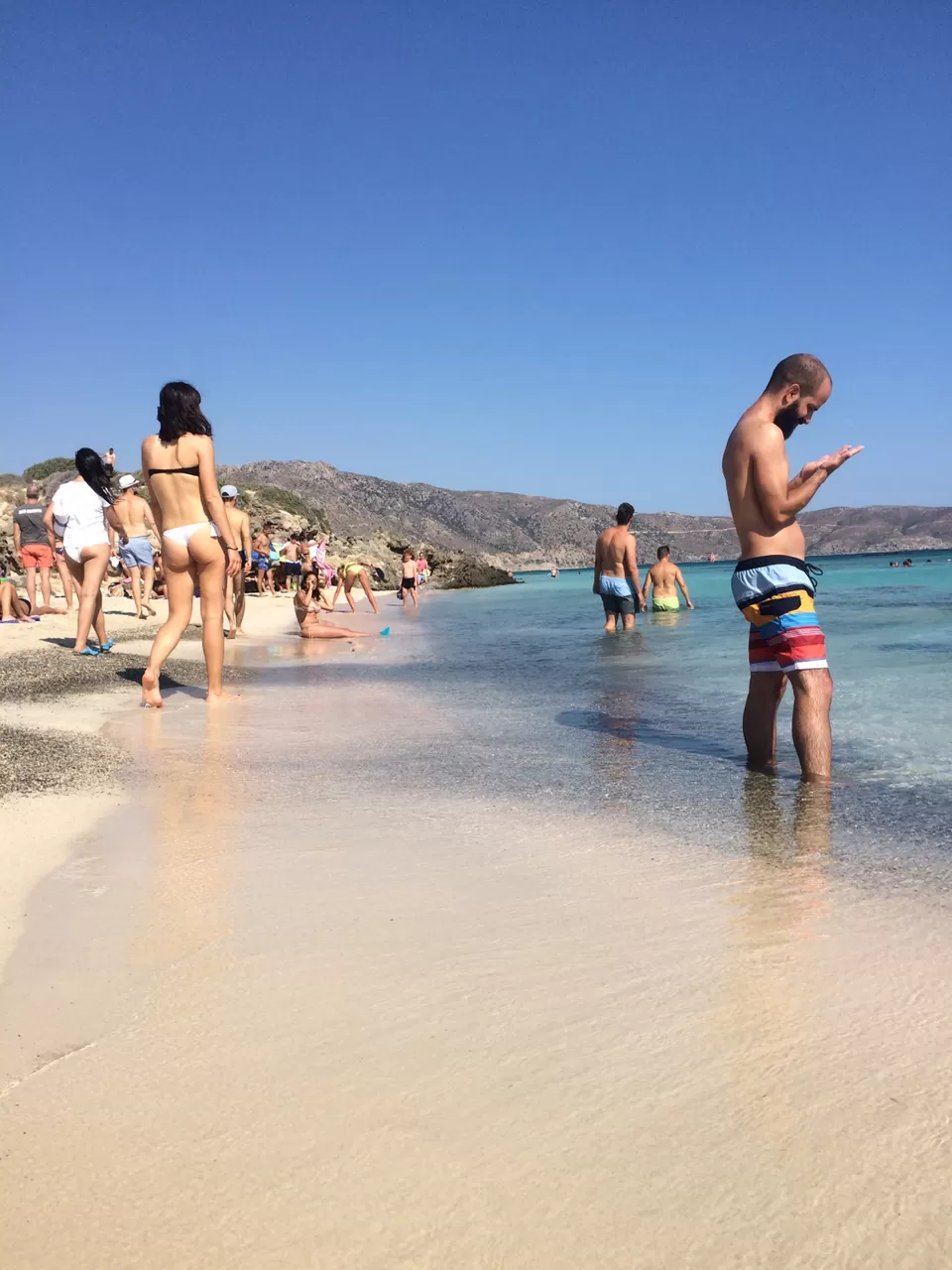Photo of Elafonisi lagoon, Greece by ana
