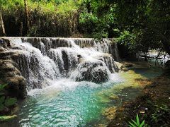 Photo of Kouangxi Water Fall, Louangphabang, Laos by Matthew Crompton