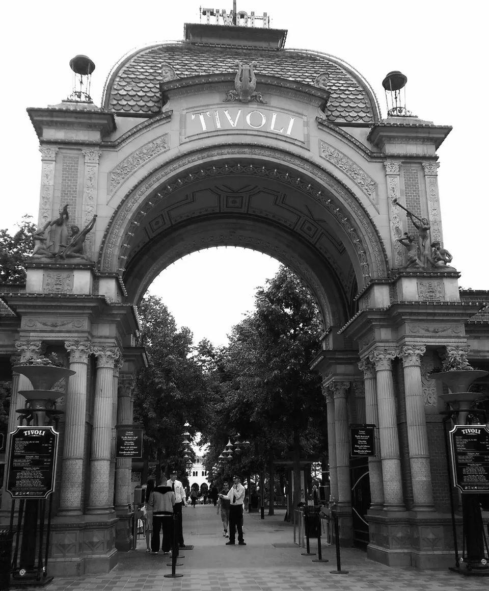 Photo of Tivoli Gardens, Vesterbrogade, Copenhagen, Denmark by Eve Ha