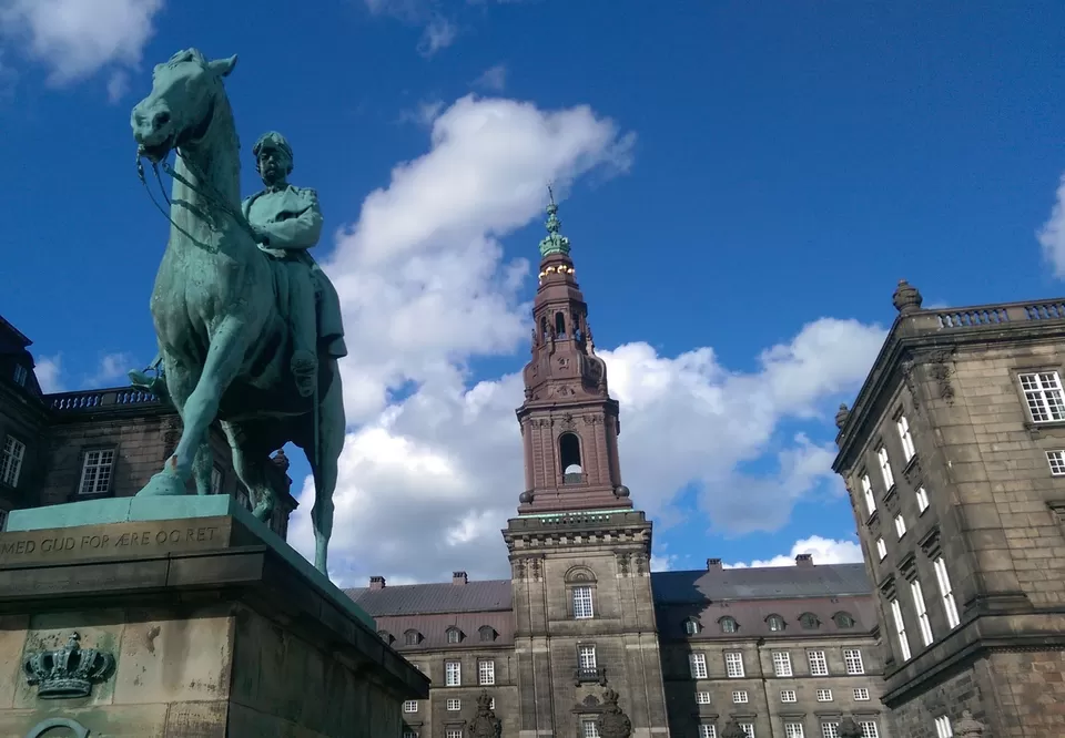 Photo of Christiansborg Palace, Prins Jørgens Gård, Copenhagen, Denmark by Eve Ha
