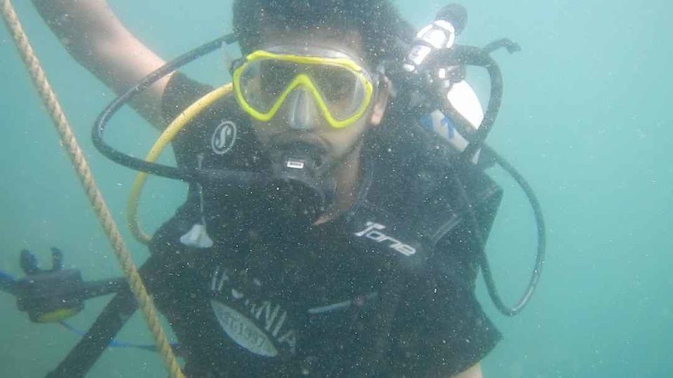 Photo of My first adventure sport @ Murudeshwar by Vamshi Krishna