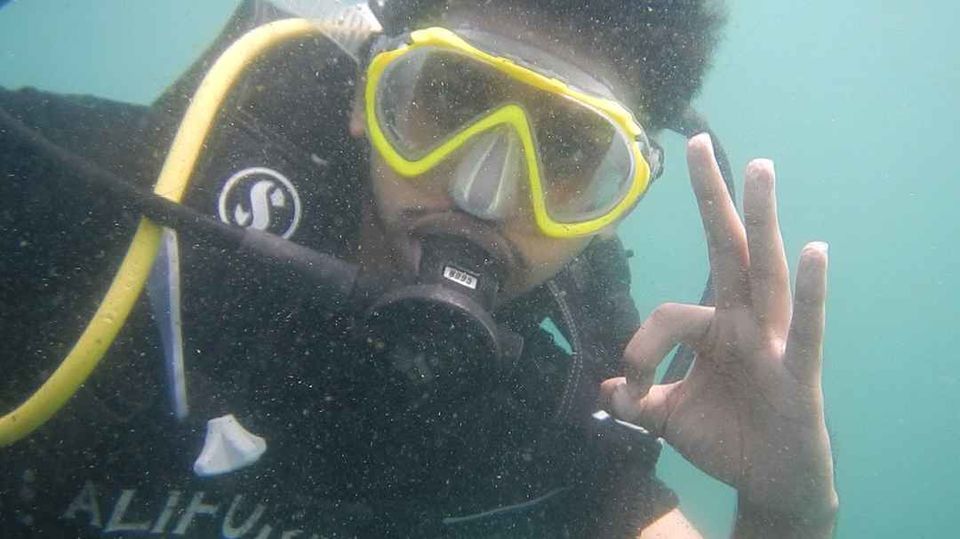 Photo of My first adventure sport @ Murudeshwar by Vamshi Krishna