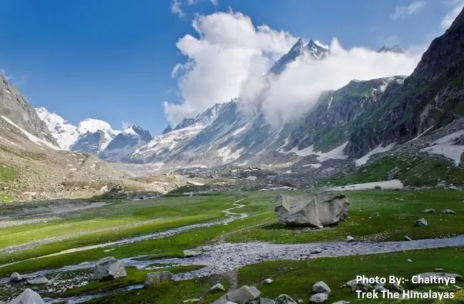 Photo of Hampta Pass Trek Camp Himalayan Mountain Sojourns, Kullu, Himachal Pradesh, India by Sreshti Verma