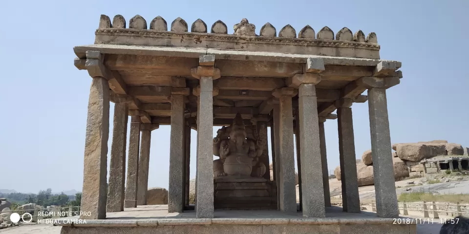 Photo of Kadalekalu Ganesha, Hampi, Karnataka, India by Nadugopal Bhuyan