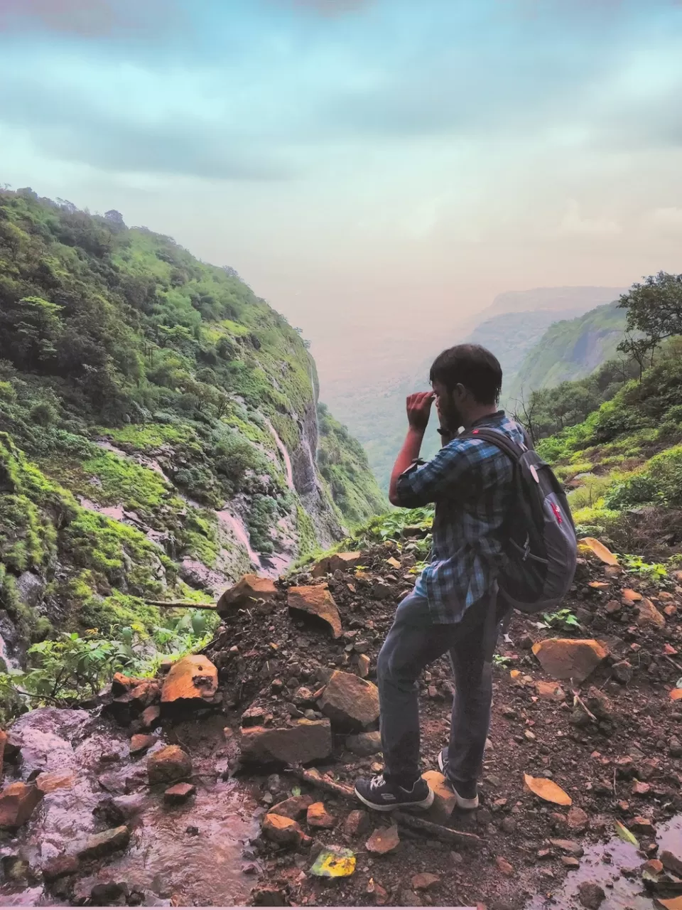 Photo of Tamini Ghat Water Fall, Tamhini Ghat Road, Sanaswadi, Maharashtra, India by Amritangshu mukherjee