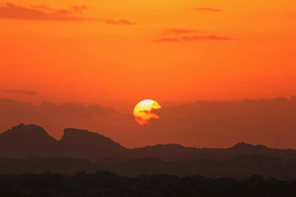 Photo of Sunset at Hemakuta, Hampi by Sudha Kumari