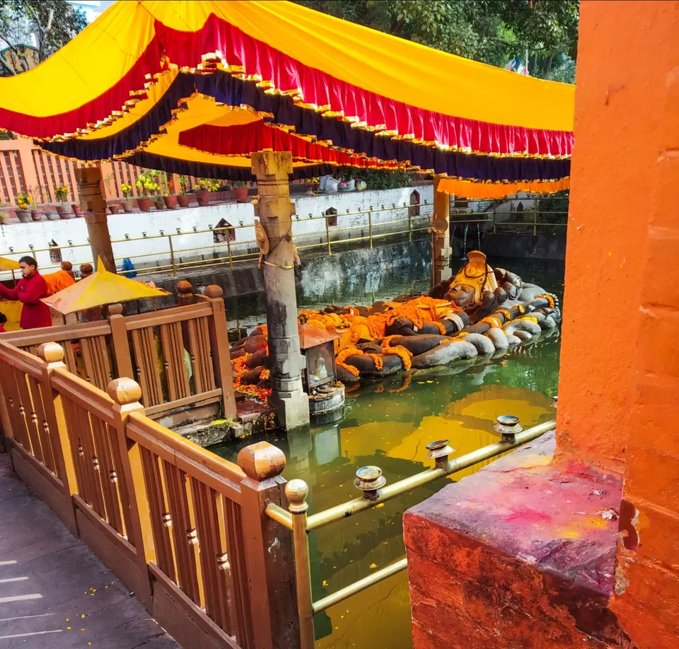 Photo of Budhanilkantha Temple, Golfutar Main Road, Budhanilkantha, Nepal by Banashree Das
