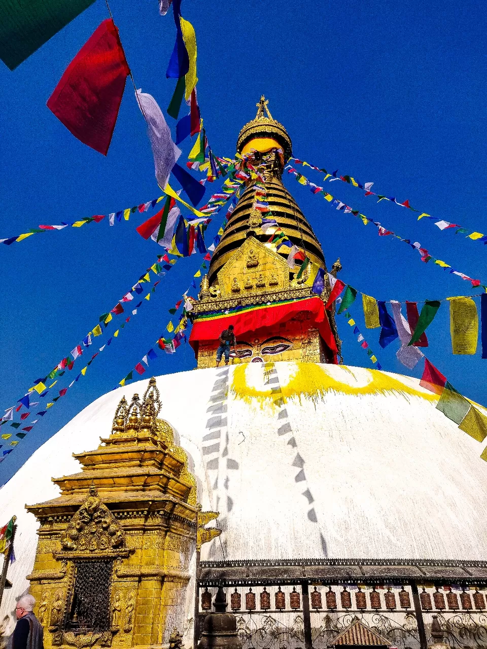 Photo of Swayambhunath Stupa, Kathmandu, Nepal by Banashree Das